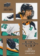 2025 UD PWHL 2nd Edition UD Portraits Gold Parallel /399 ( Pick from List )