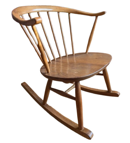 Vintage ercol cowhorn - chair,