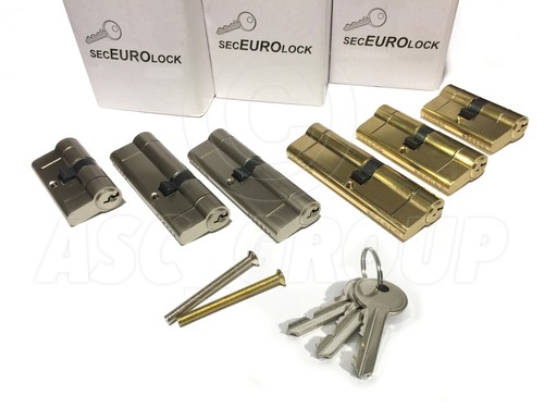 Euro door lock silver nickel - silver,