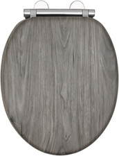 Luxury Grey Oak Effect Toilet