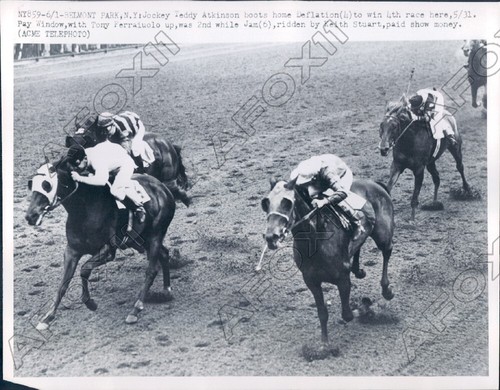 1950 belmont park hof jockey - belmont,
