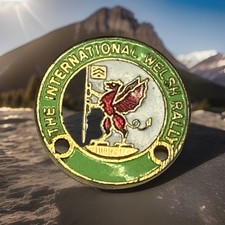 Rare Vintage The International Welsh Rally - Enamel Pin Badge. Z4 18