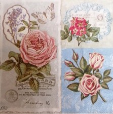 4 x Single Paper Napkins for