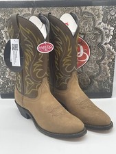 LAREDO Womens Sz 7 Kadi Distressed Brown Cowboy Boots 5742 Western NIB!