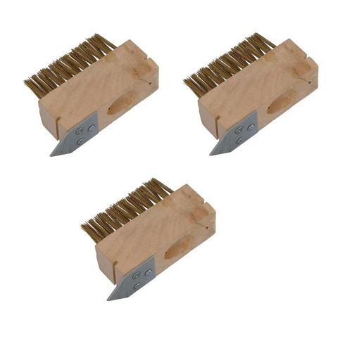 Block paving wire brush - 3, x