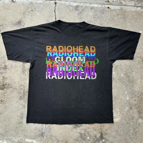 Radiohead multicolor logo rock - multicolor,