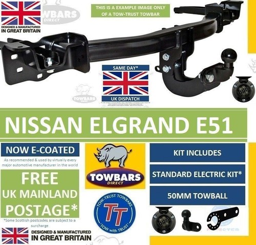 Towbar for nissan - towbar, elgrand