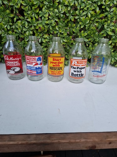 Vintage milk bottle - milk,