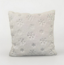 Set Of 2 White Soft Furry