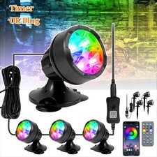 Remote Garden Fountain Lights