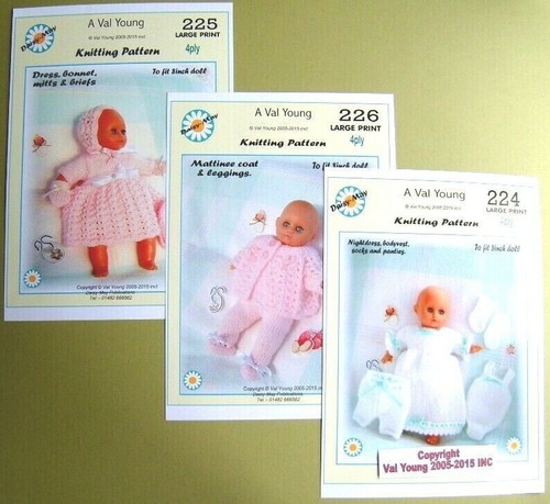 Dolls knitting patterns no - patterns,