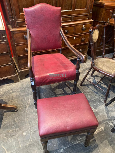 Reclaimed burgundy leather - burgundy,