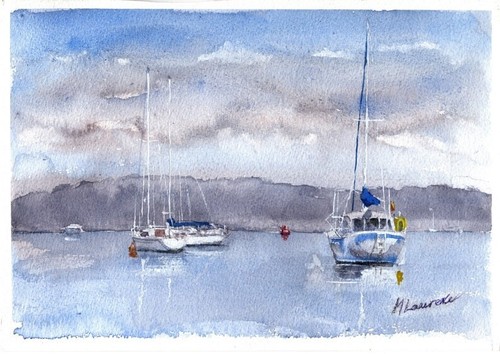 Painting yacht limited - painting,