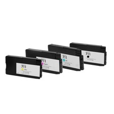 4 Ink Cartridge For HP Designjet T120 T520 HP711