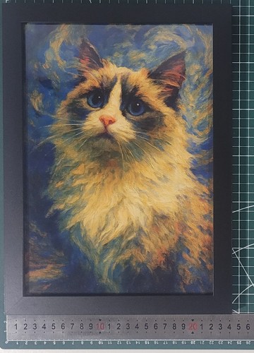 Ragdoll cat framed art - framed,