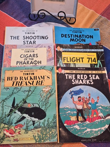 Vintage tintin paperback - vintage,