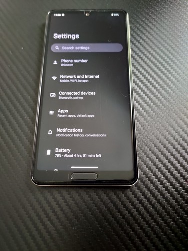 Sharp aquos sense5g 64gb - aquos, 4/64gb