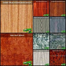 ROLLED - WOOD GRAIN Print Hydrographics Film Hydro Dipping UK Transfer Graphic