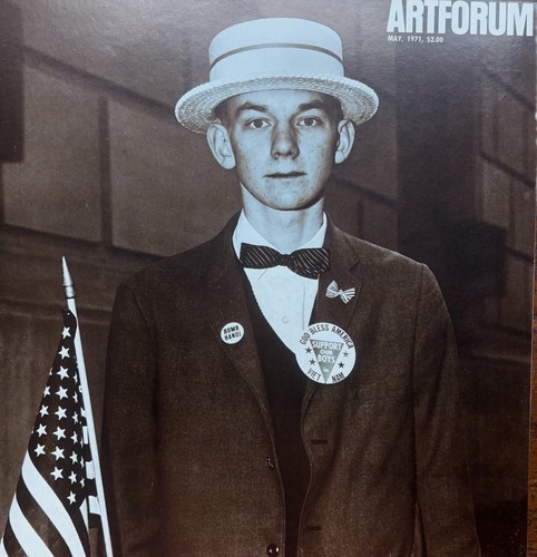 Artforum may 1971 issue - may, with