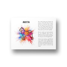 Akita Funny Definition Print