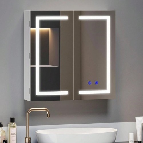 Bathroom mirror cabinet with - bathroom,
