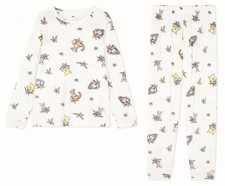 WINNIE THE POOH Fleece Pyjamas Ladies Women 6-24 Disney Minky Nightwear Primark