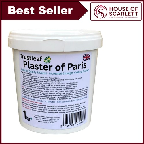 Plaster paris 1kg tub - 1kg, white