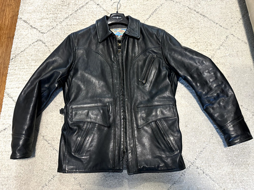 Aero leather jacket hercules - jacket,
