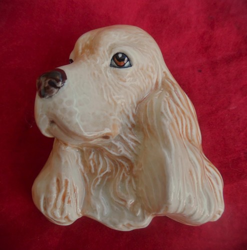 Sylvac spaniel dog - wall, plaque