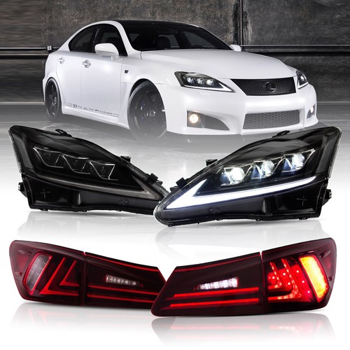 Full led headlights red - led, +
