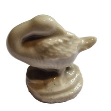 Vintage Wade Whimsies White Snow Goose 1992/1996 Tom Smith Cracker Set (W19)