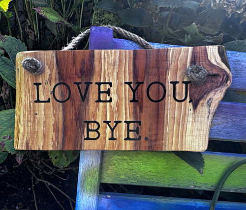 Rustic hanging yew wooden - rustic,