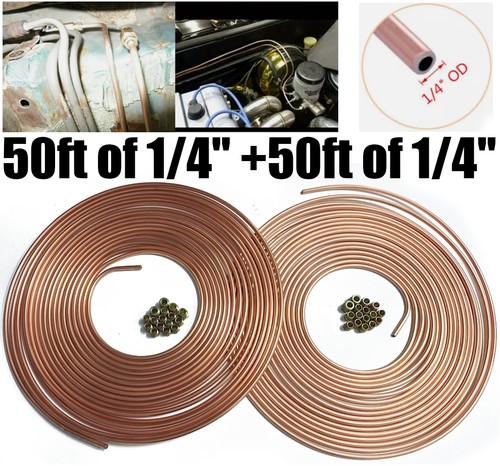 2pcs 50 ft - 1/4"od,