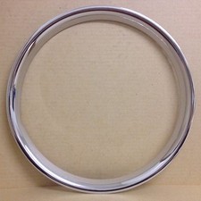 17" Chrome Wheel Embellisher Rim Trim – Classic Car Accessory Made in England.