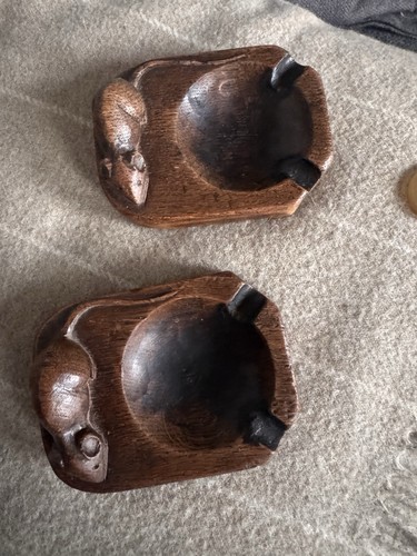 Pair antique robert thompson - pair,