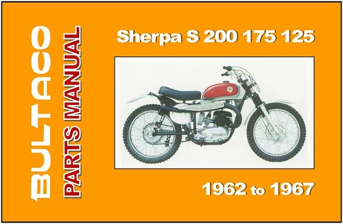 Bultaco parts manual sherpa - sherpa, s