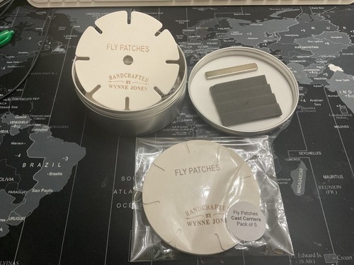 Fly fishing cast carriers - , in