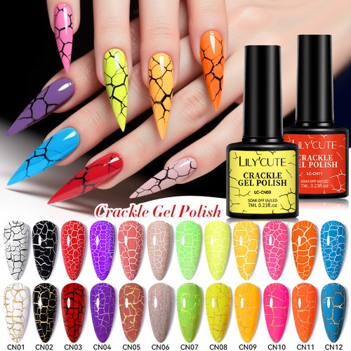 Crackle nail gel - crackle,