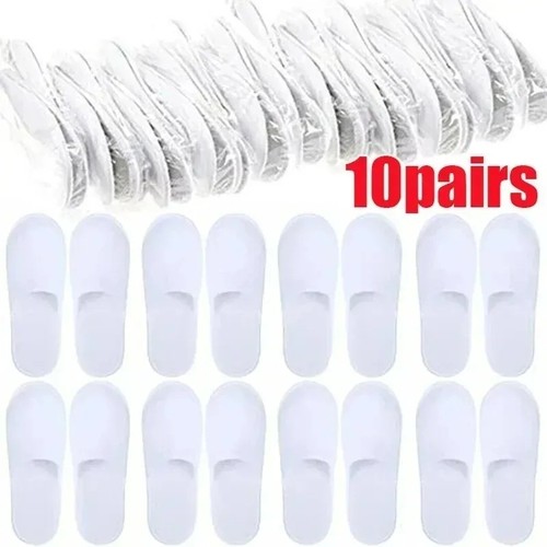 Disposable slippers white - disposable,