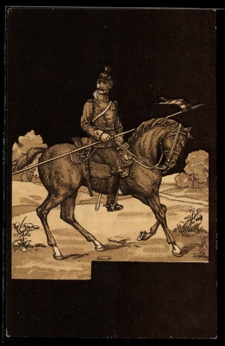 Cavalry ulan horseback - ulan,