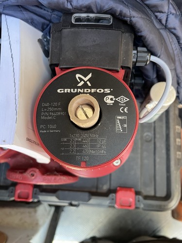 Grundfos upsd 120 twin head - 40,