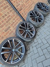 4x Genuine BMW 3 / 4 series 19" alloy wheels & tyres 5x112 G20 21 22. Style 797m