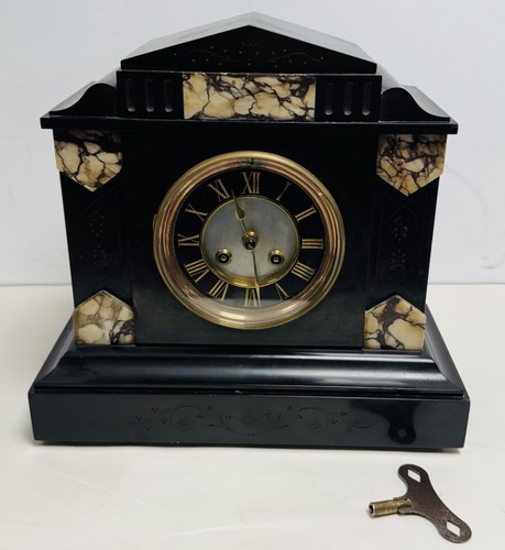 Antique victorian black slate - black,
