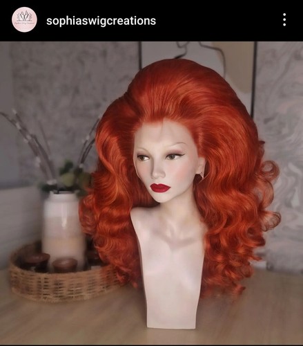 Red ginger drag queen - red,