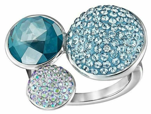 Swarovski fun ring blue - fun,