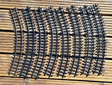 Timpo Toys O GAUGE Track - Similar to BIG BIG TRAIN TRACK CURVED RV261 x 8