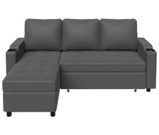 Gunji L-Shaped Corner Sofa Bed