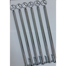 Mercedes-Benz Chrome Parking Pole - Flag Pole - Park Bar Parkingpole - Flagpole