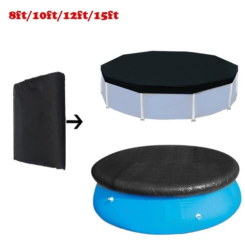 Pvc swimming pool cover black - swimming,