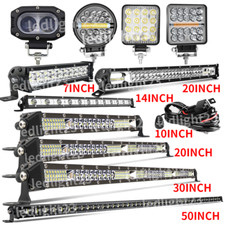 12V LED Work Light Bar Flood